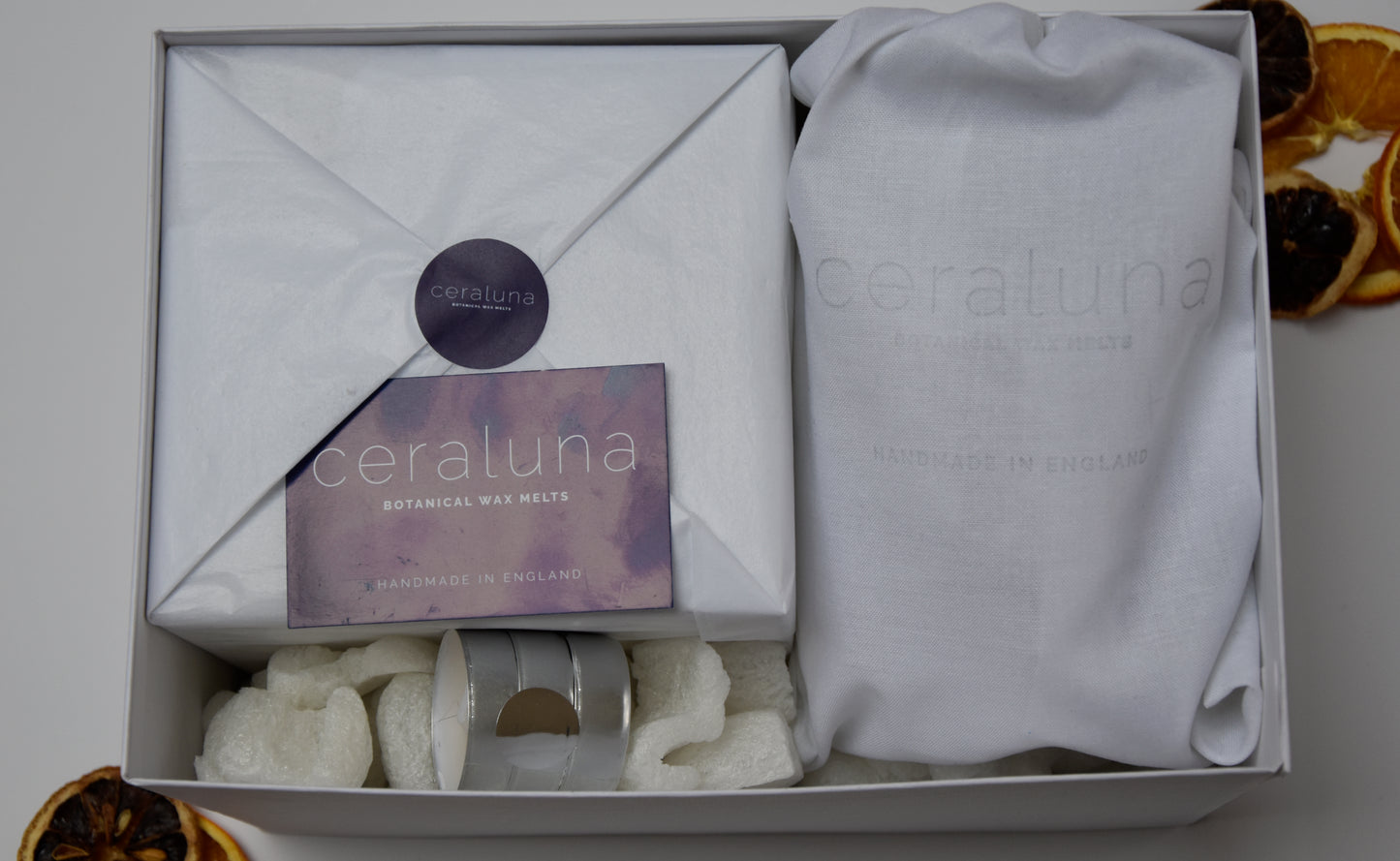 Gift Box with five melts and burner